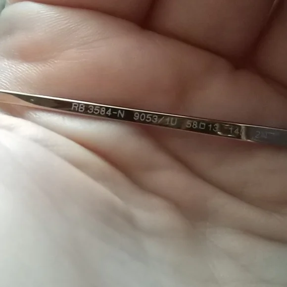 Ray Ban Blaze Aviator sunglasses RB 3584 -N 9053 - Picture 4 of 5